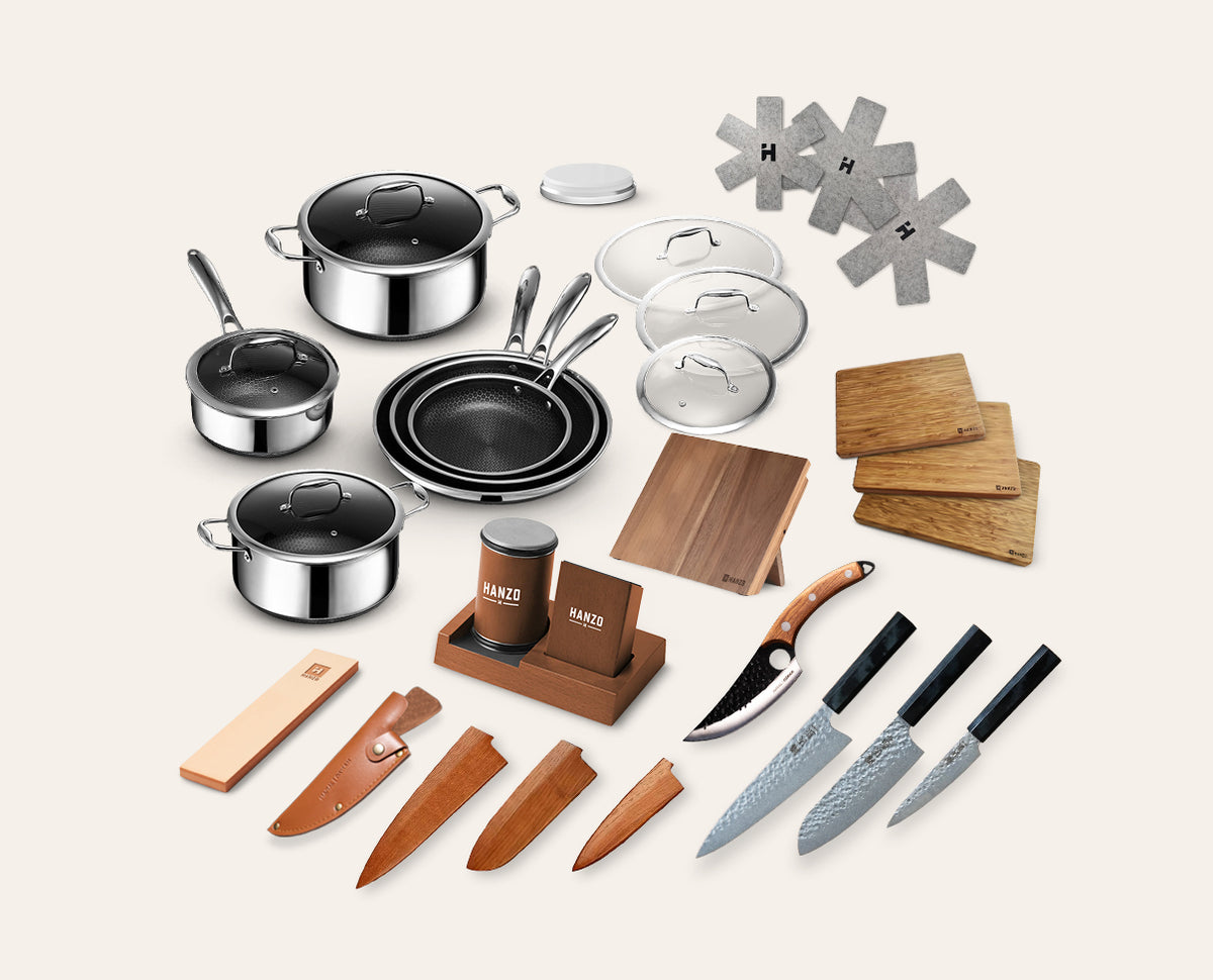 25-daļīgs Hanzo virtuves komplekts