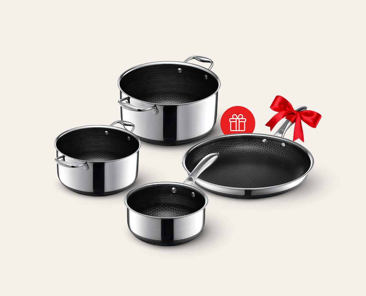 Hoto™ katlu komplekts bez vākiem + DĀVANA