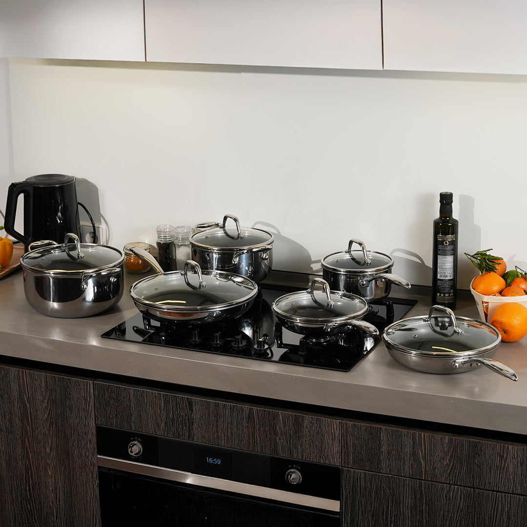 12 daļu Hoto™ pannu un katlu komplekts