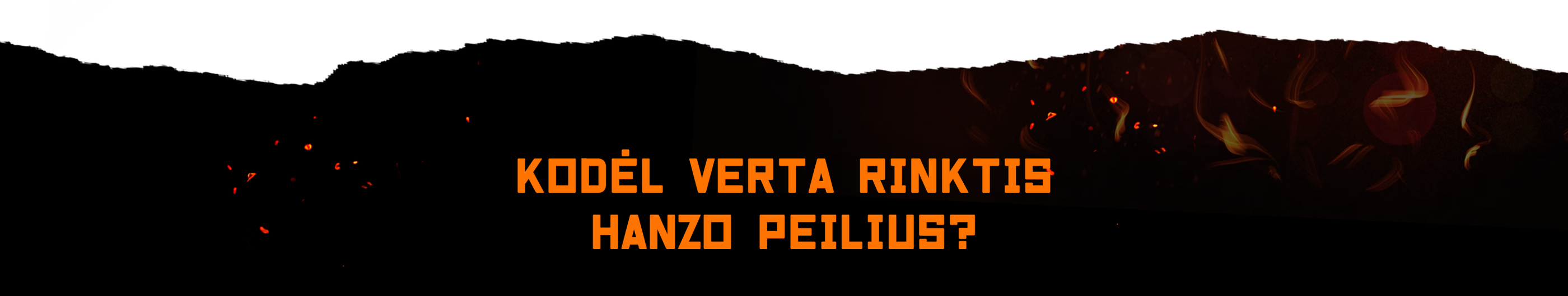 Kodėl verta rinktis Hanzo peilius