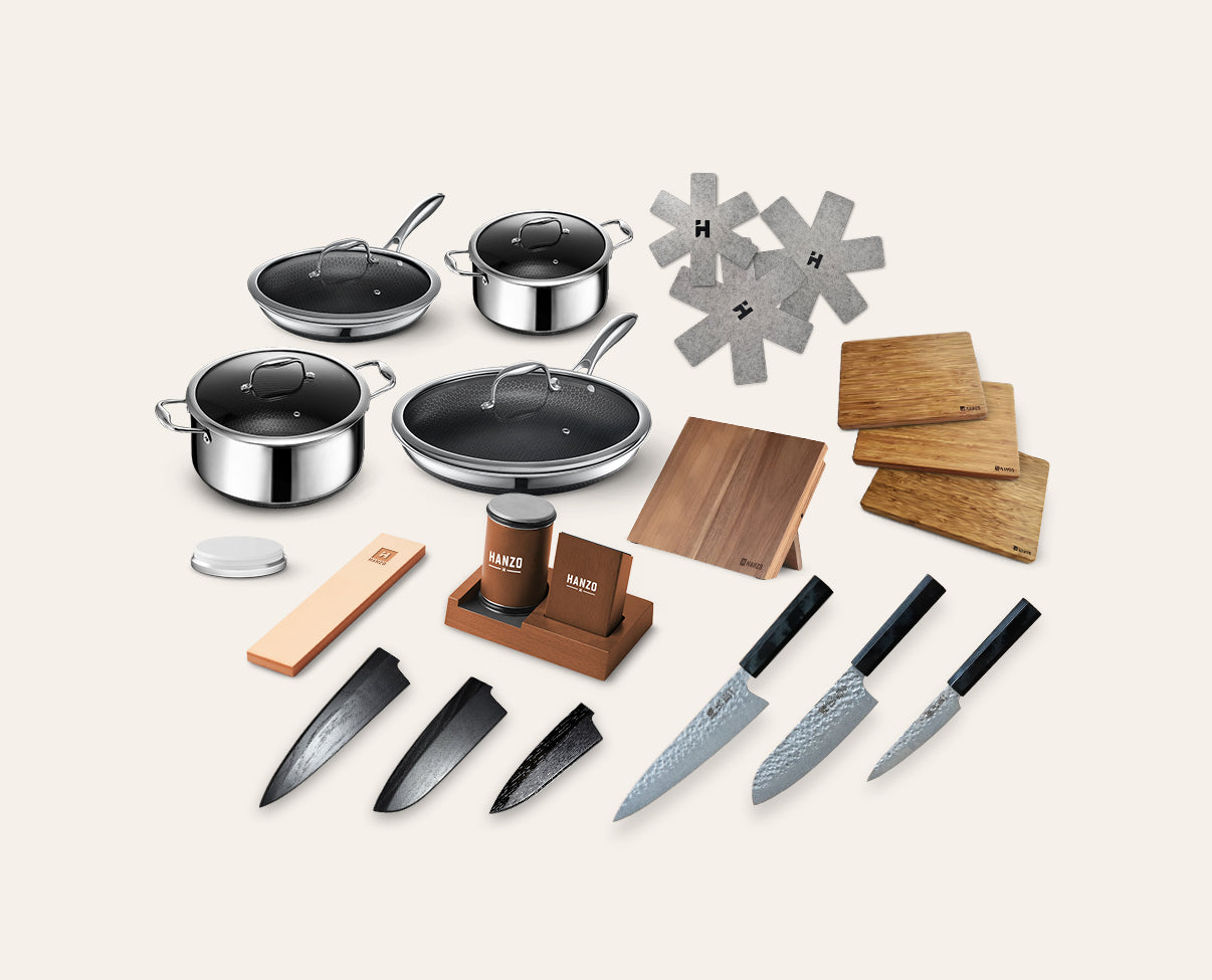 25-daļīgs Hanzo virtuves komplekts