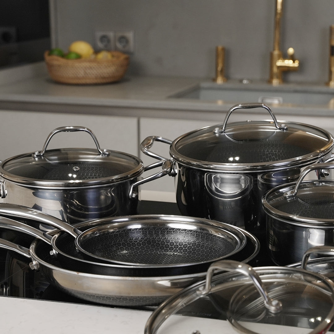 12 daļu Hoto™ pannu un katlu komplekts