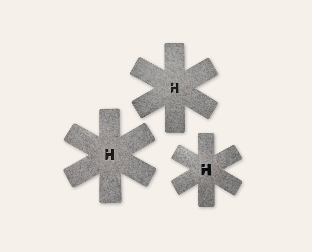 Aizsargi pret skrāpējumiem pannām (3 gab.)