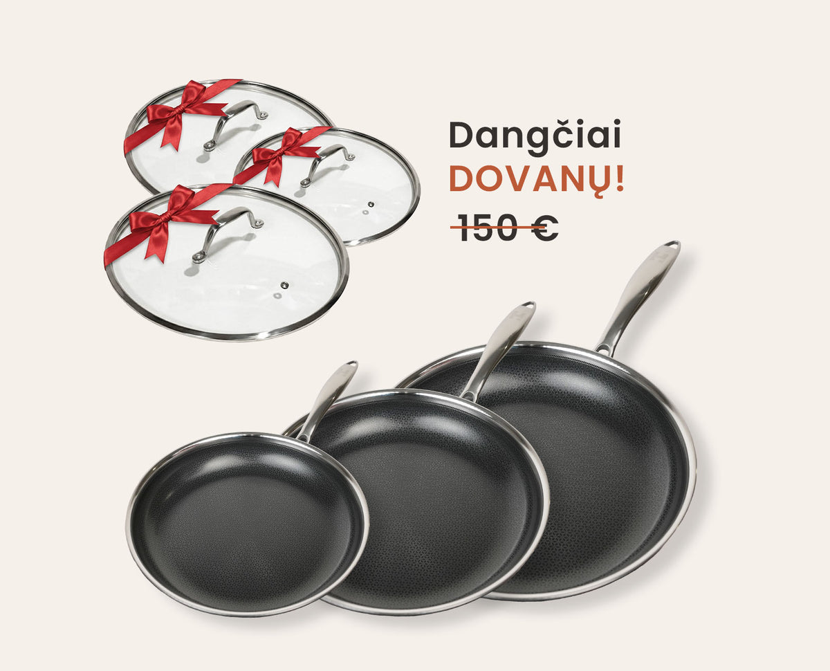 6 gabalu Hoto™ pannu komplekts