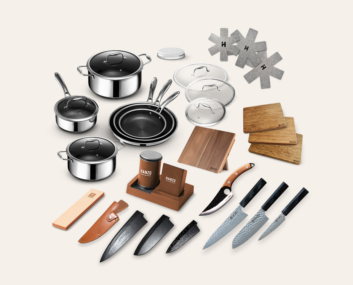 25-daļīgs Hanzo virtuves komplekts